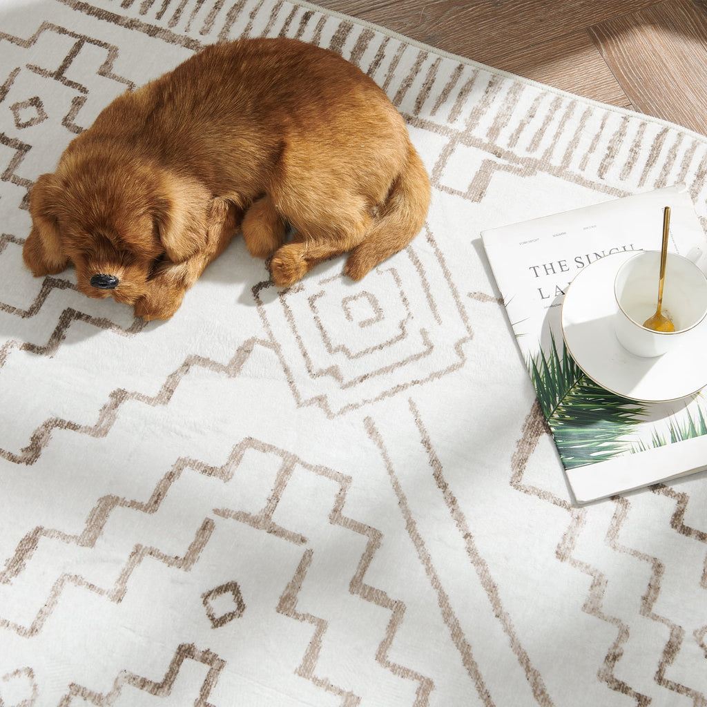 Taupe 2X5 Area Rug T77498