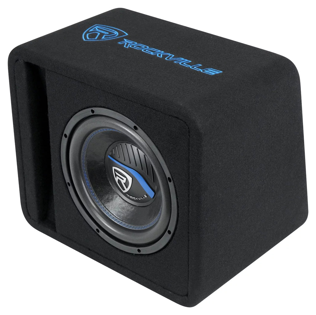 10" 1200w Car Subwoofer + Vented Sub Enclosure + Amp P518045