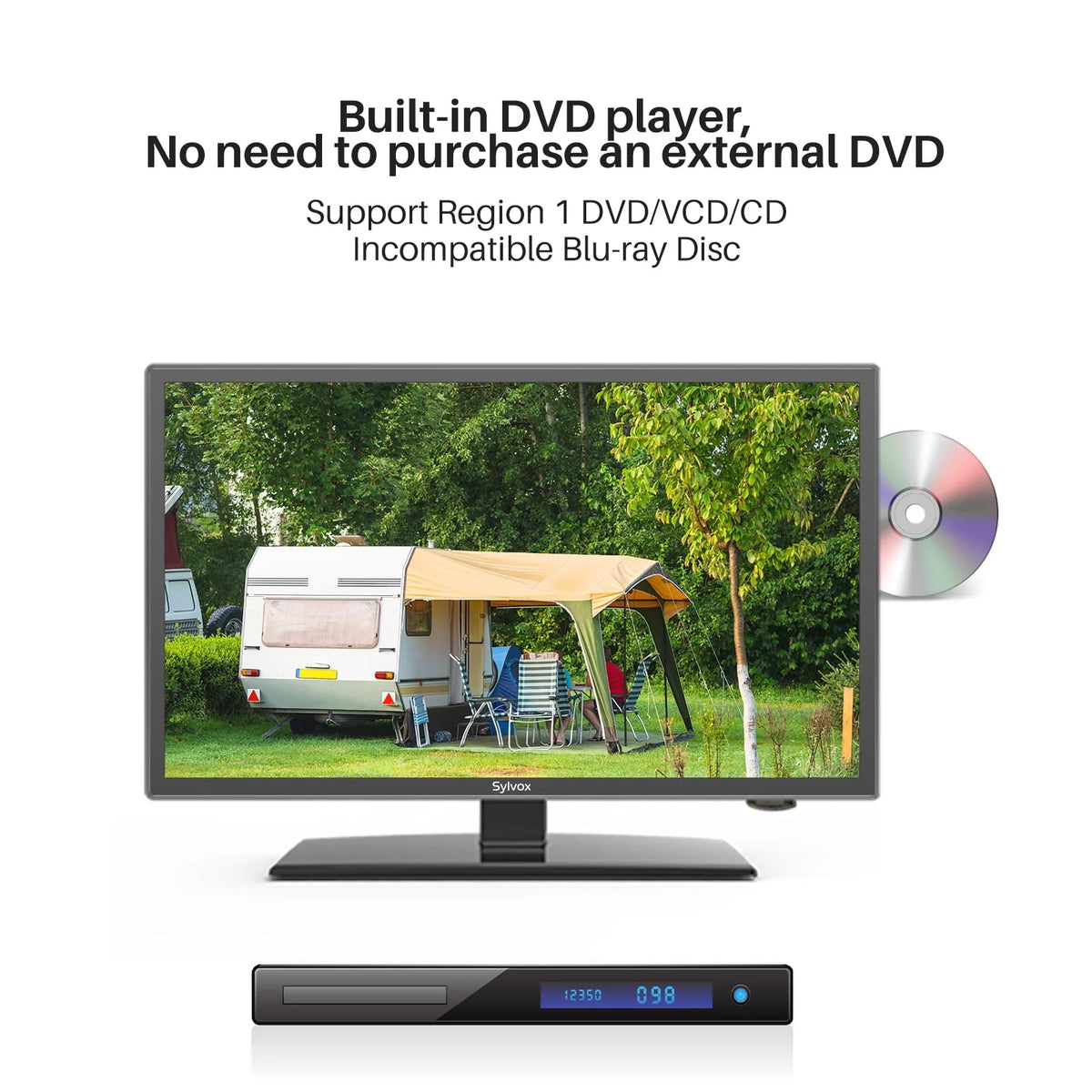 22 inch 12 Volt TV with DVD Player G135