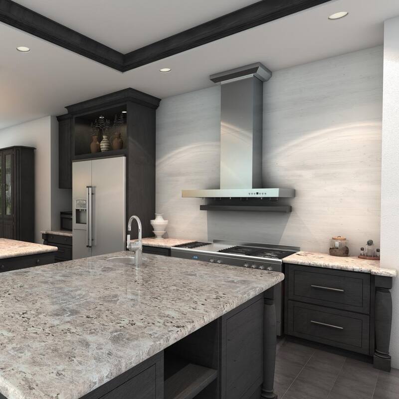 400 CFM Convertible Wall Mount Range Hood in Stainless Steel E6036