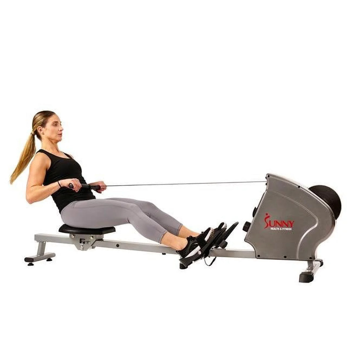 Magnetic Rowing Machine with LCD Monitor J146
