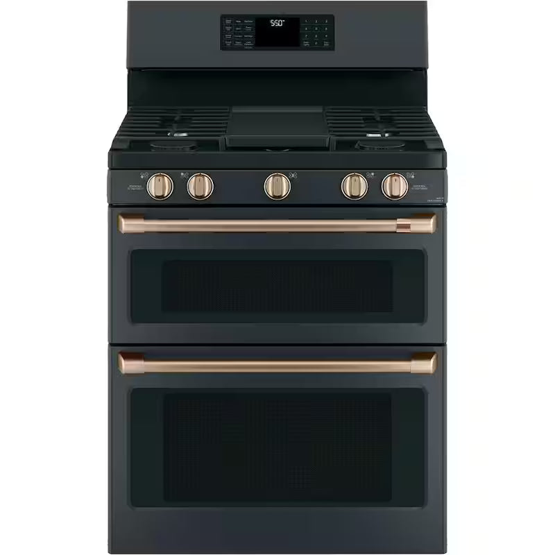 Gas Range Handle and Knob Kit in Brushed Bronze Q7790