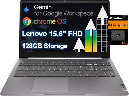 15.6" FHD Chromebook, 4GB RAM, 128GB Storage, Chrome OS Q143