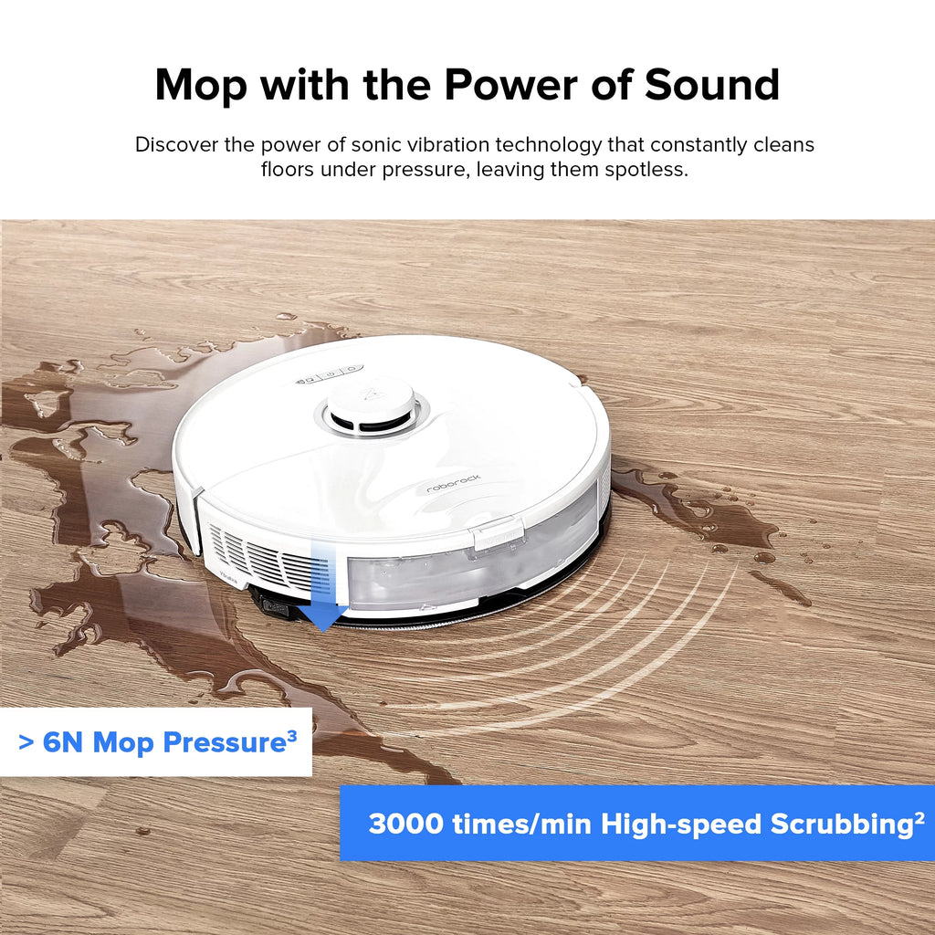 Robot Vacuum Cleaner and Sonic Mopping with DuoRoller Brush, 6000 Pa A577588