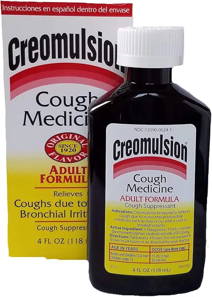 Cough Medicine Adult Formula 4 oz Pack of 6 M58282