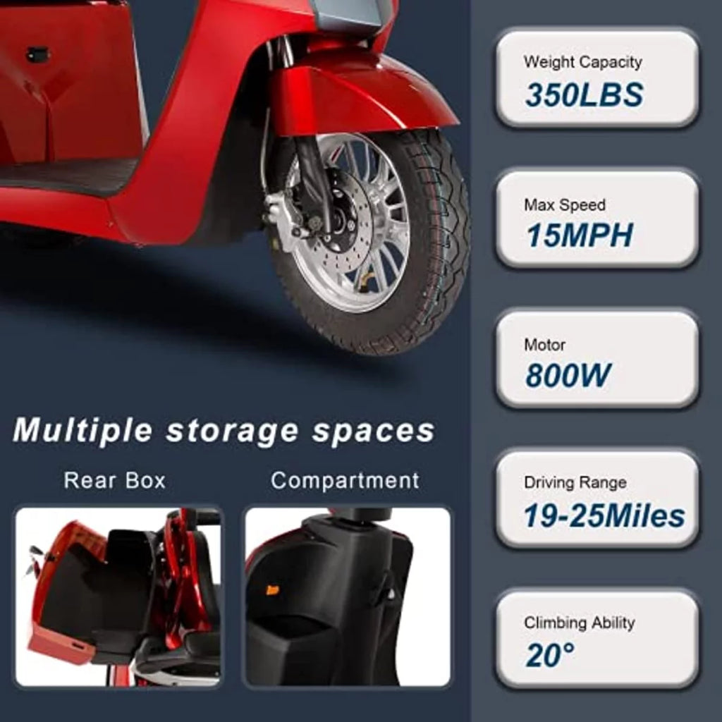 3 Wheel Mobility Scooter 500 Pounds R2899