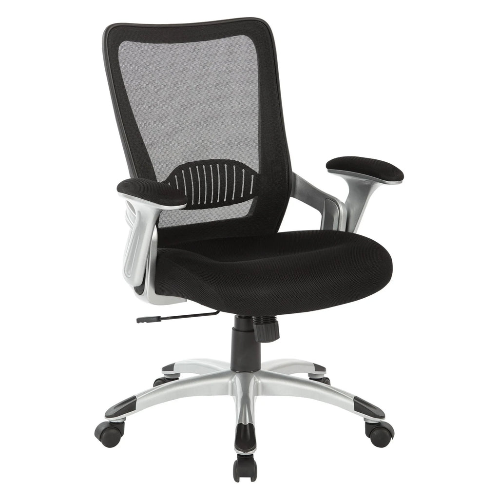 Black Mesh Screen Back Chair C7533