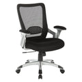 Black Mesh Screen Back Chair C7533