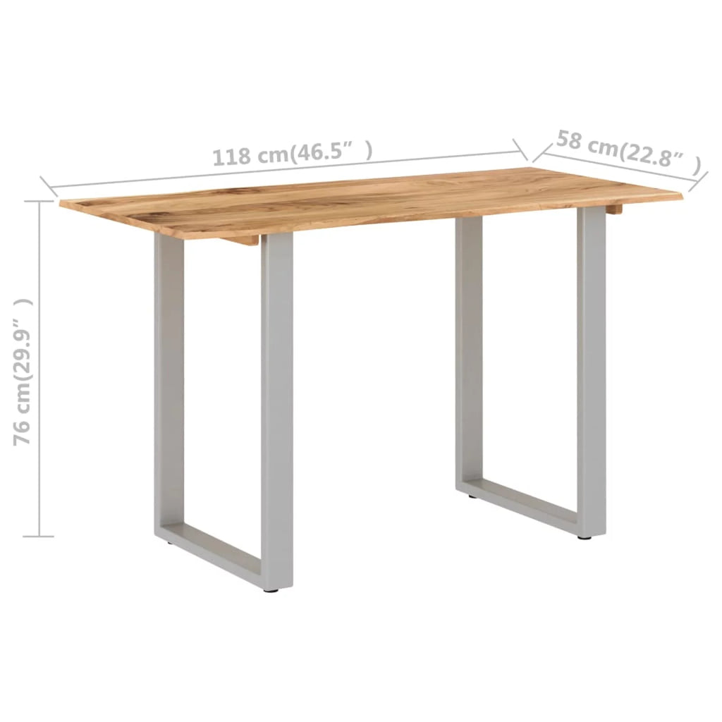 Solid Acacia Wood Dining Table C6700