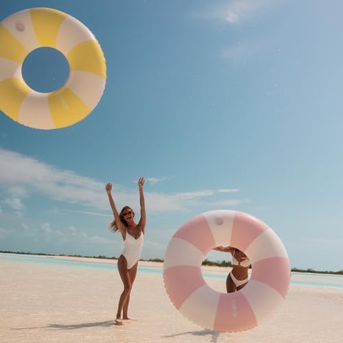 Inflatable Tube Pool Float with Cup Holder 48" O8673