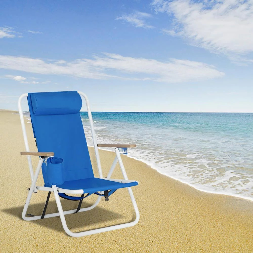 Portable Folding Recliner Beach Chair A51943