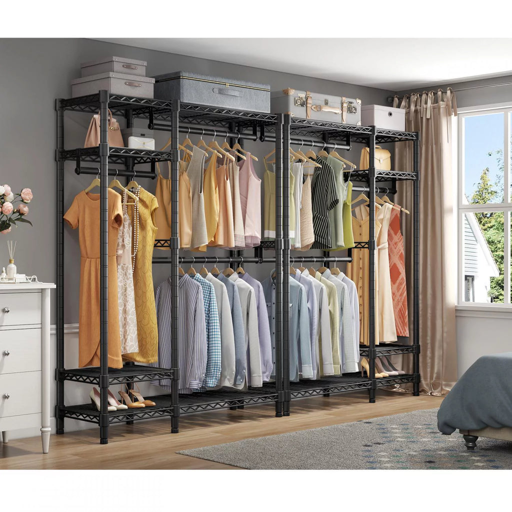 White Metal Garment Rack J41031