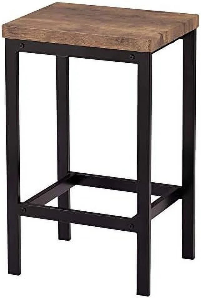 4-Piece Wooden Counter Height Dining Table Set with 3 Stools M21942