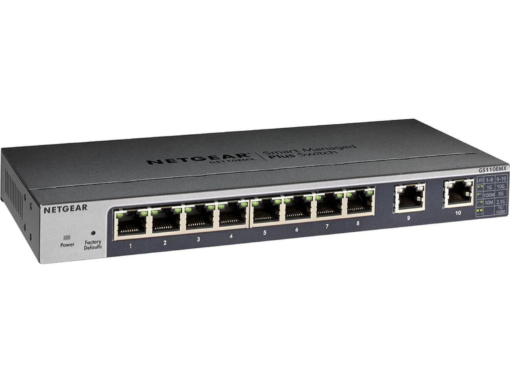 10-Port Gigabit 10G Ethernet Smart Managed Switch A819