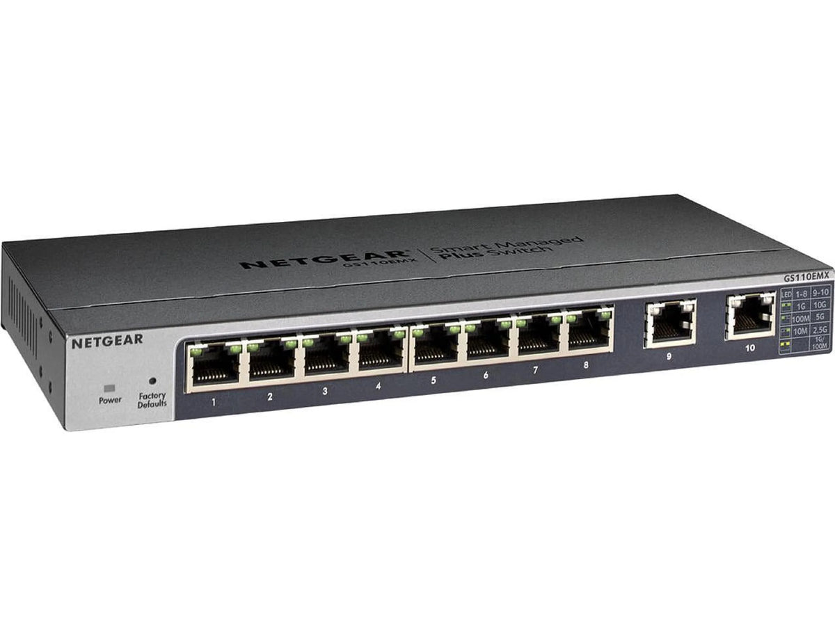 10-Port Gigabit 10G Ethernet Smart Managed Switch A819