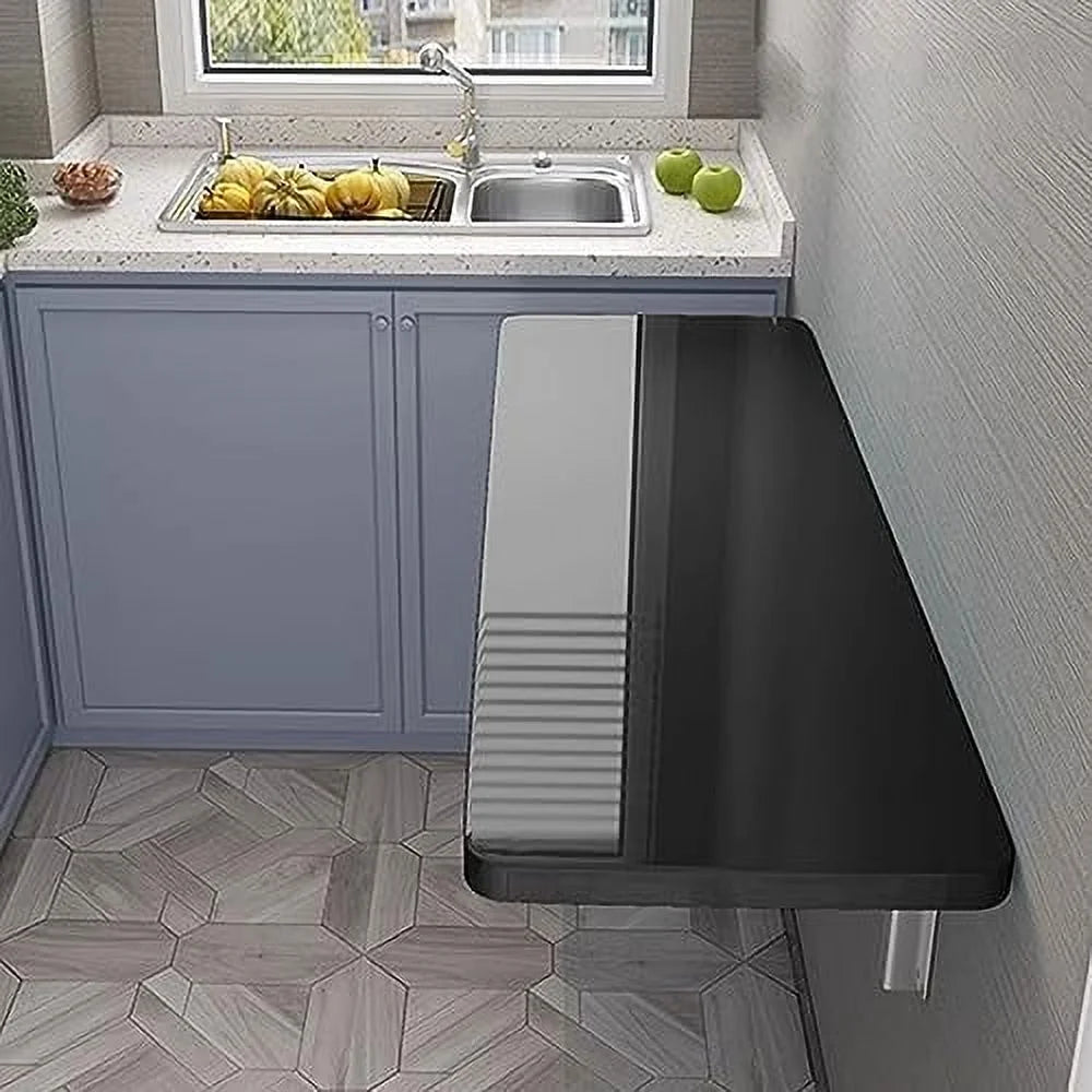 Wall Mounted Folding Heavy Duty Table with Bracket 100x30cm E5034