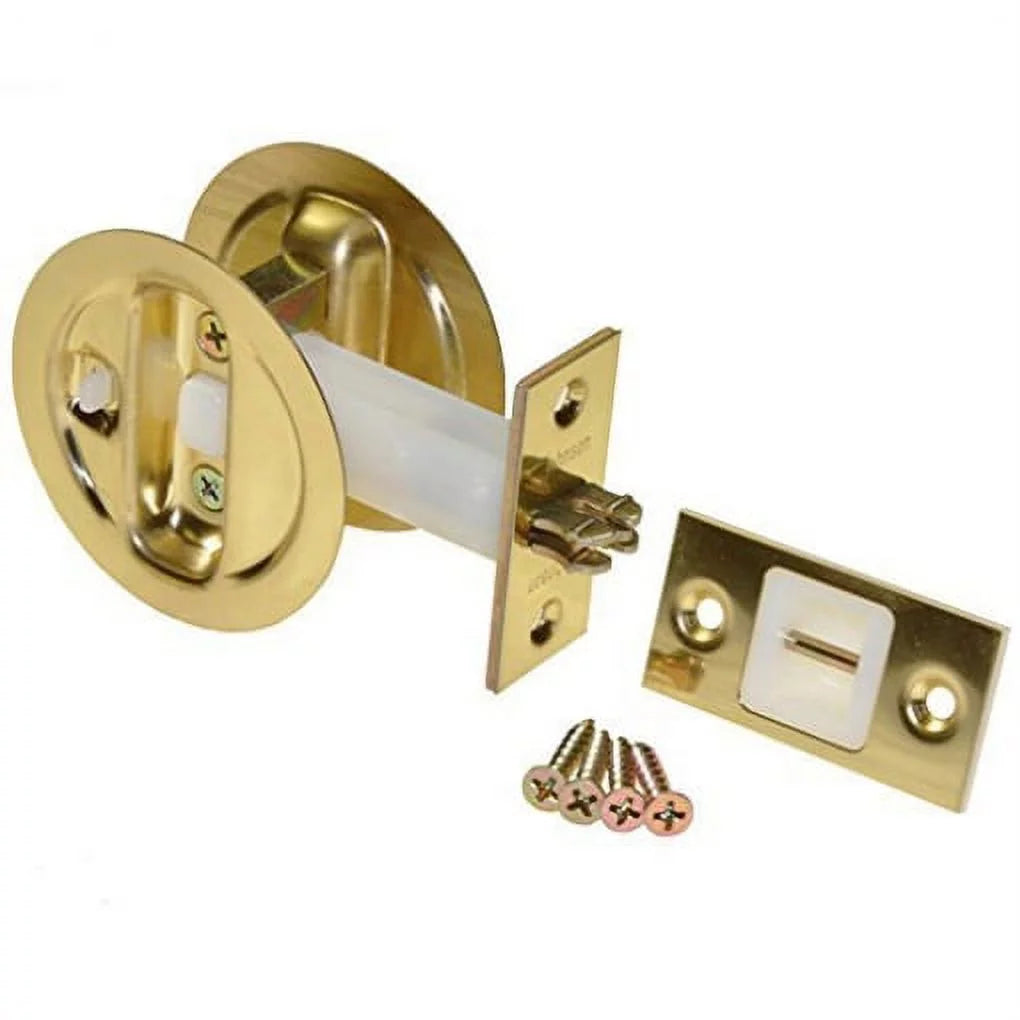 Brass Pocket Door Privacy Lock P56895