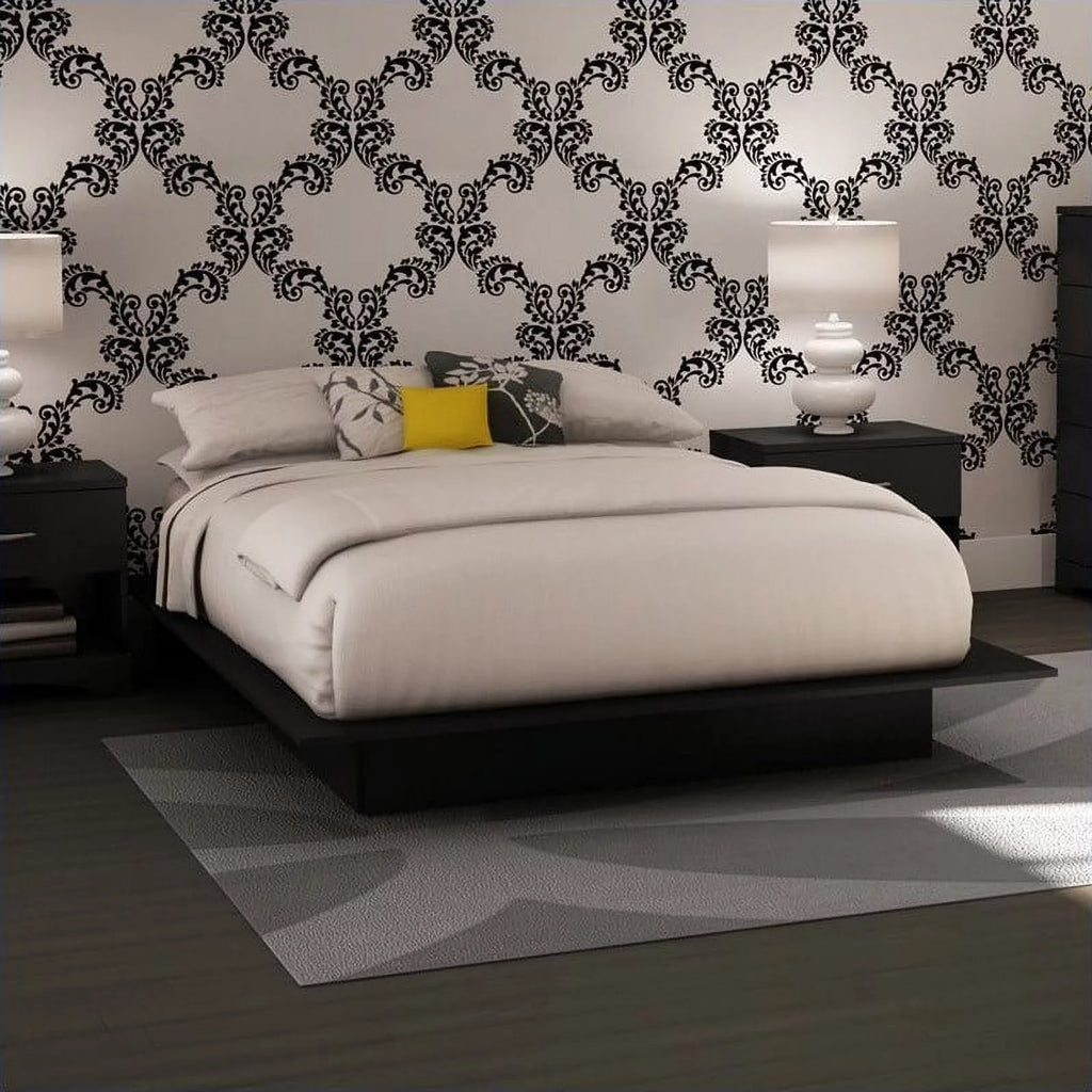 3-Piece Set with 2-Drawer Storage Platform Bed and 2 Nightstands G368