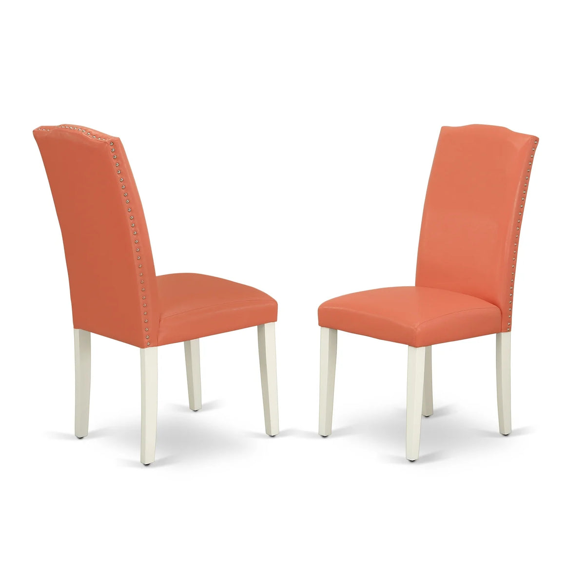 Pu Leather Chair Set Of 2 P7693