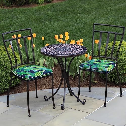 Set of 4 Water Repellent Outdoor Chair Cushions 17"x 16" P277010