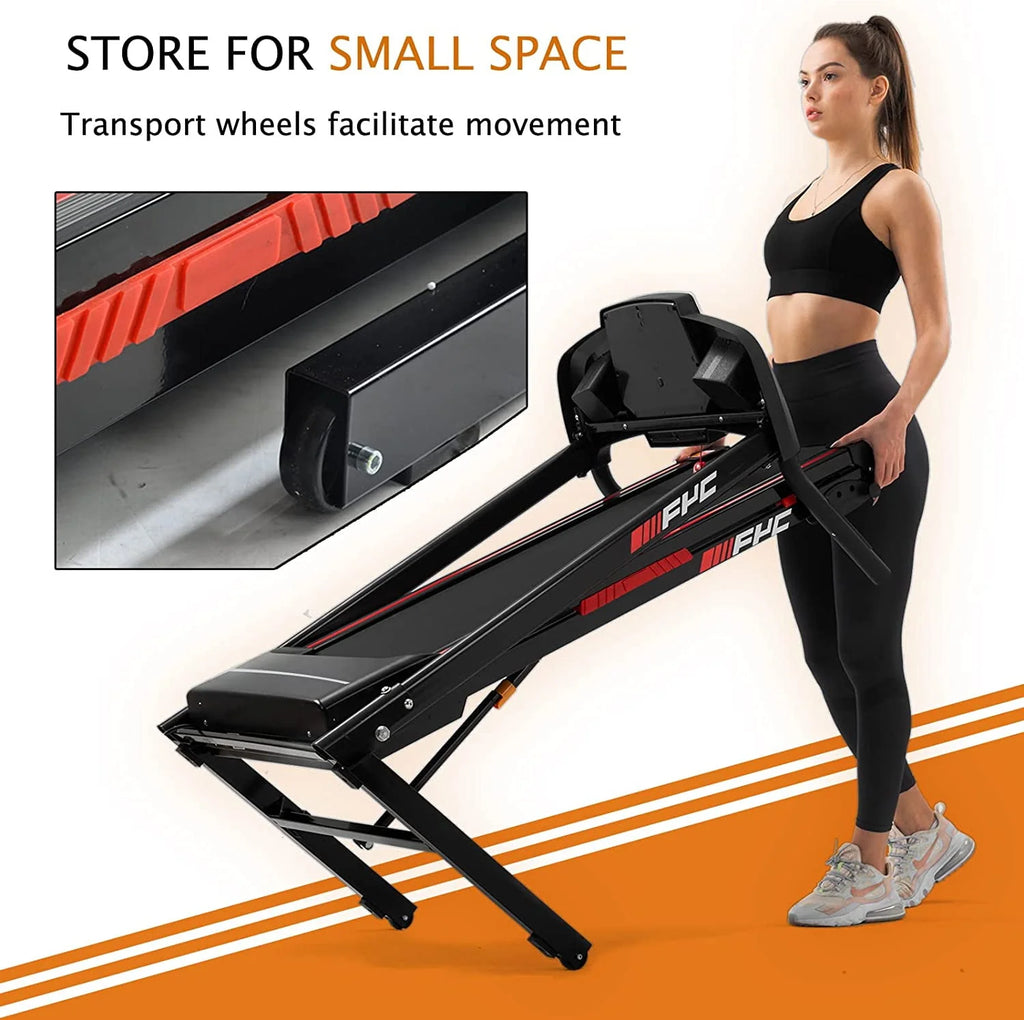 3.5HP Folding Treadmill with Incline L124