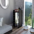 Black Two Tier Bar Cart F9880