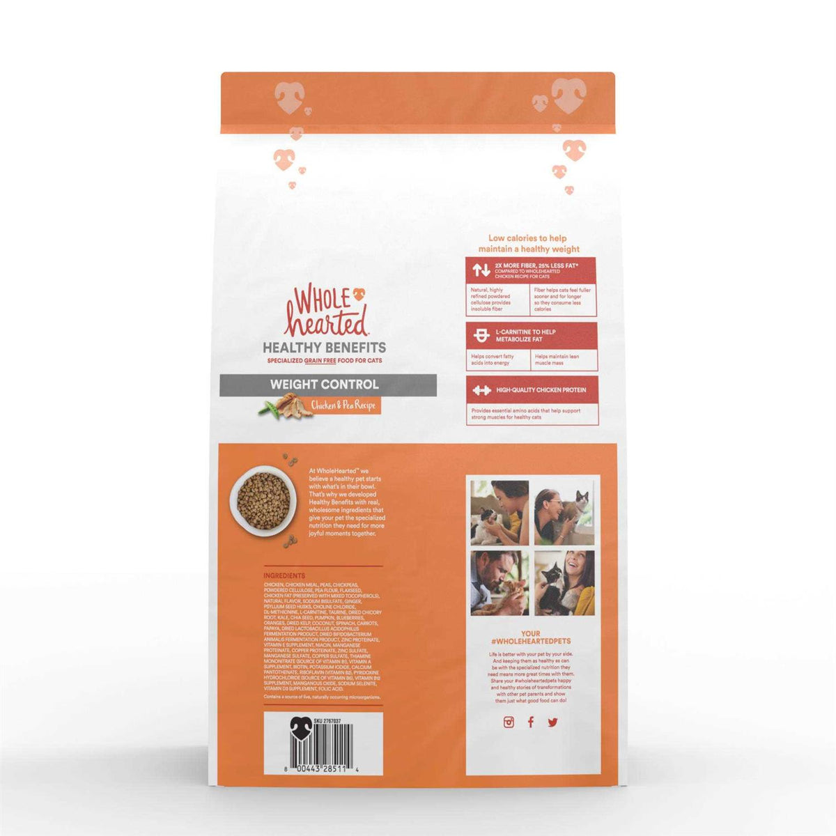 Grain-Free Weight Control Chicken and Pea Recipe Dry Cat Food O14180