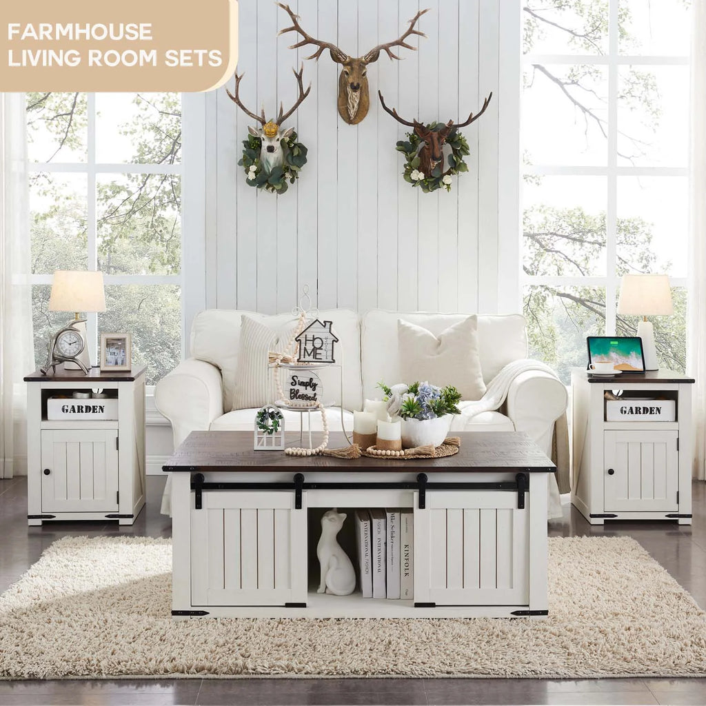 White Lift Top Coffee Table with Storage D23221