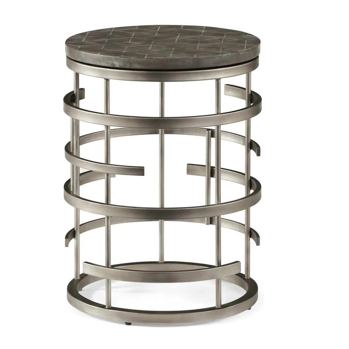 3-Piece Coffee Table Set with 2 Chairside Tables in Gray I4187