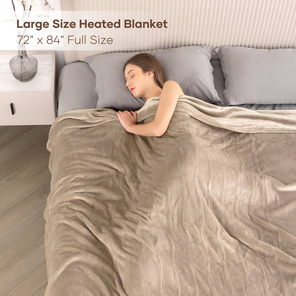 Electric Blanket Full Size Flannel Machine Washable V725