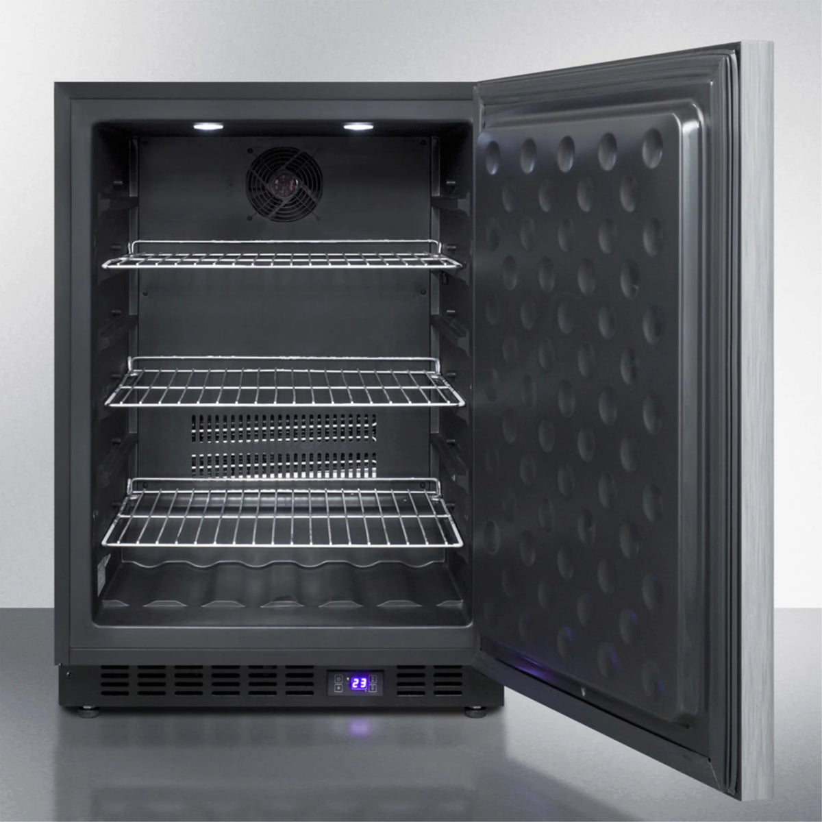 Black Frost-Free Outdoor All-Freezer with Digital Thermostat and Lock A666267