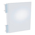 Two-Sided Acrylic Sign Holder with Pegboard Gripper U200