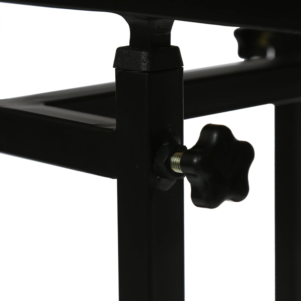 C-Shape Iron End Table with Tabletop G420932