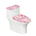 Polyester Fabric Christmas Theme Toilet Seat Cover Set W780891