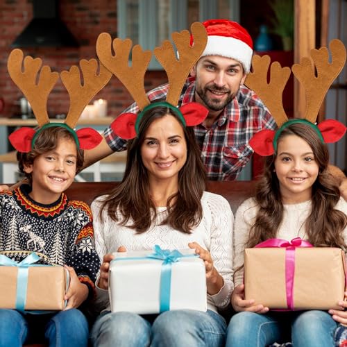 24Pcs Christmas Reindeer Antlers Headband N228946