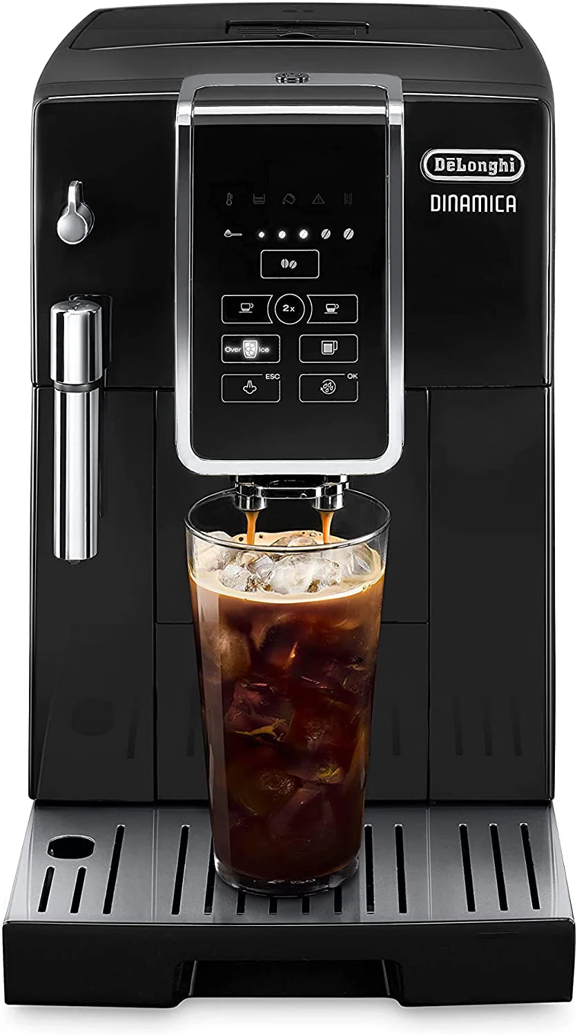 Automatic Espresso Maker with iced-coffee, black T433296