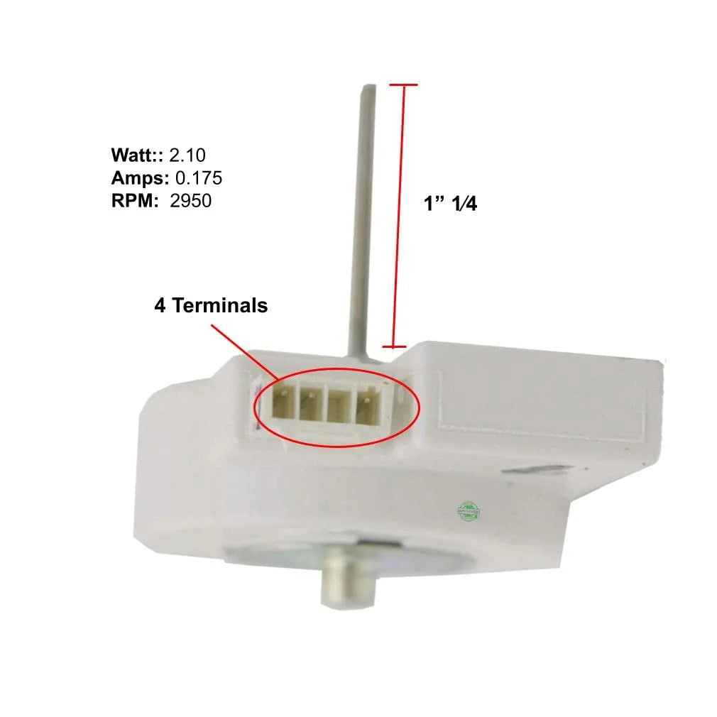 Fridge Evaporator Fan Motor 3" S59425
