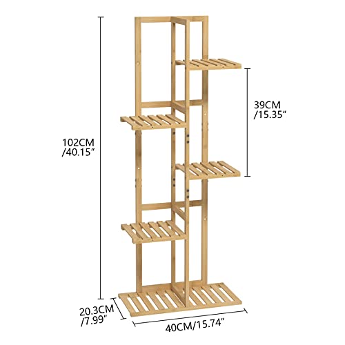 Bamboo 6 Tier Plant Stand Rack X891