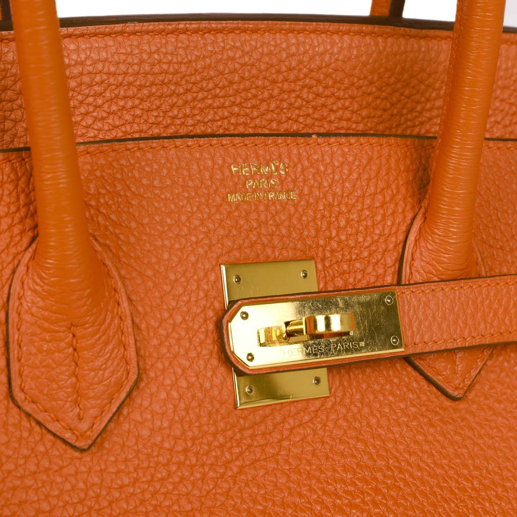 Orange Togo Leather Handbag A172144