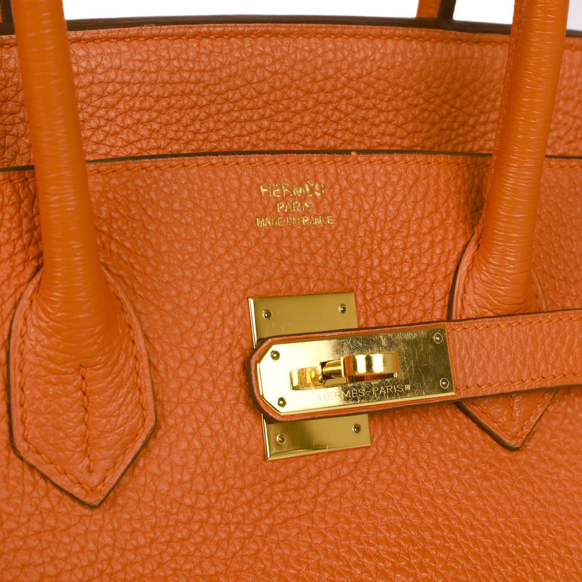 Orange Togo Leather Handbag A172144