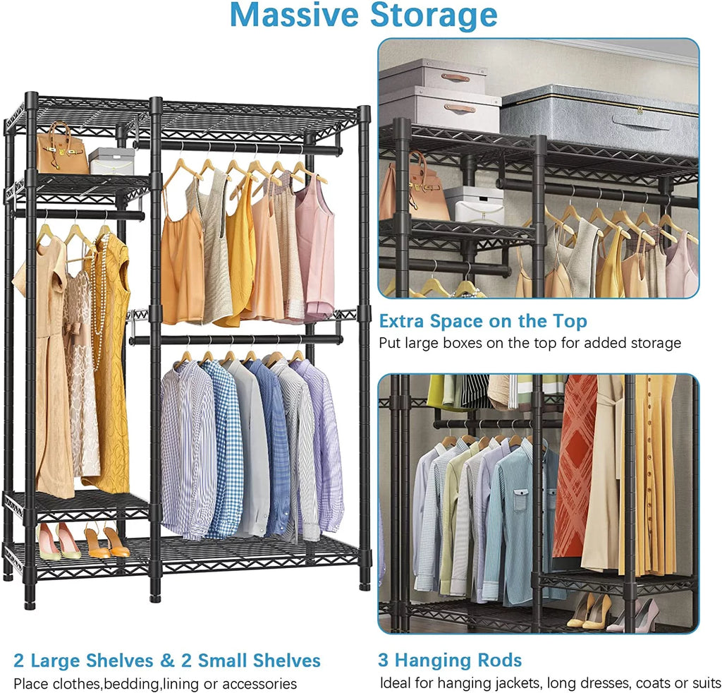 White Metal Garment Rack J41031