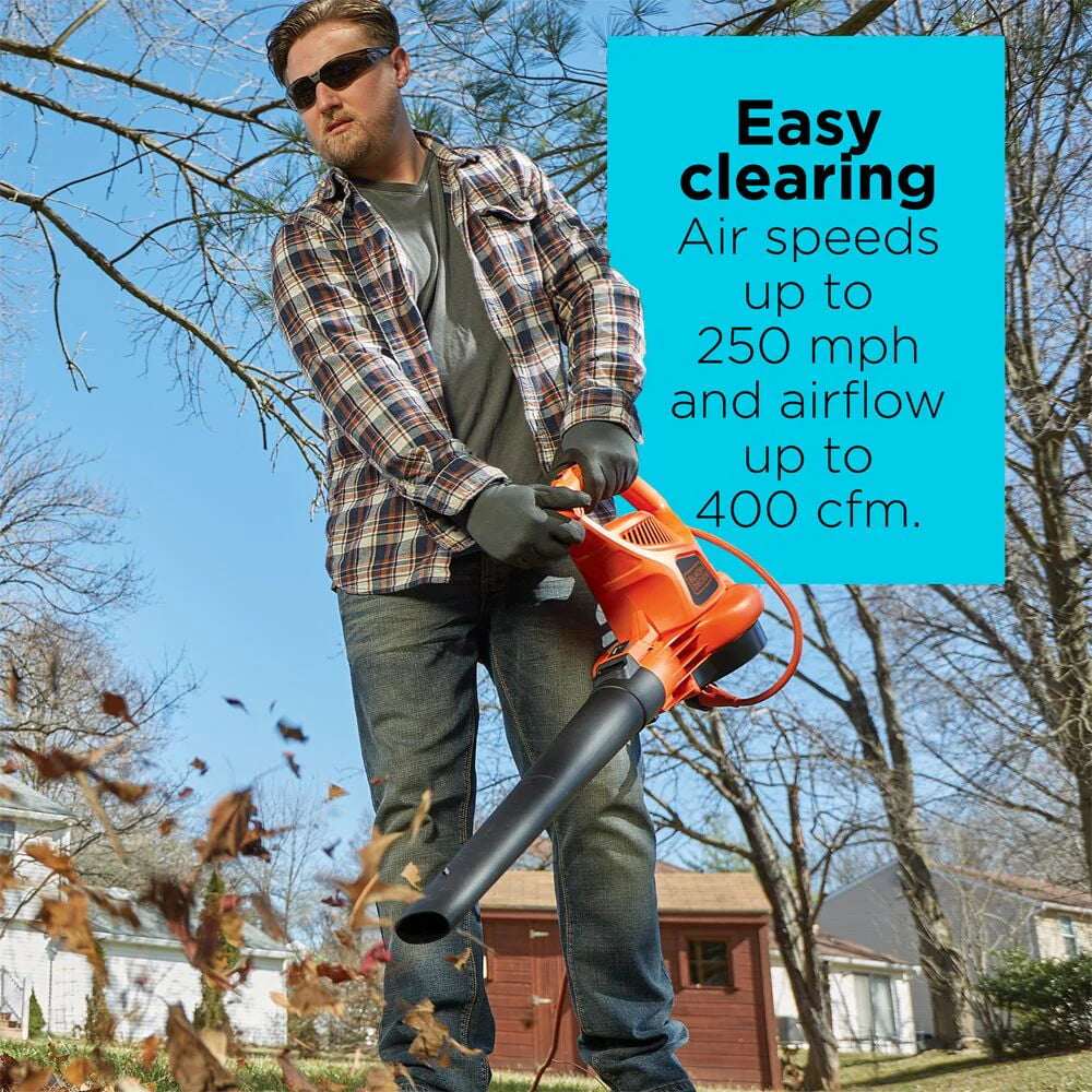 3-In-1 Electric Leaf Blower, Leaf Vacuum, Mulcher E842