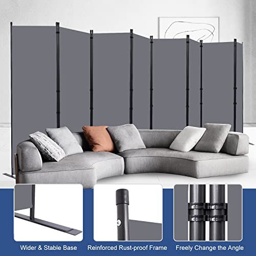 8 Panel Fabric Room Divider E235