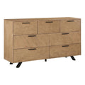 7 Drawer Wood Rectangular Dresser I5468