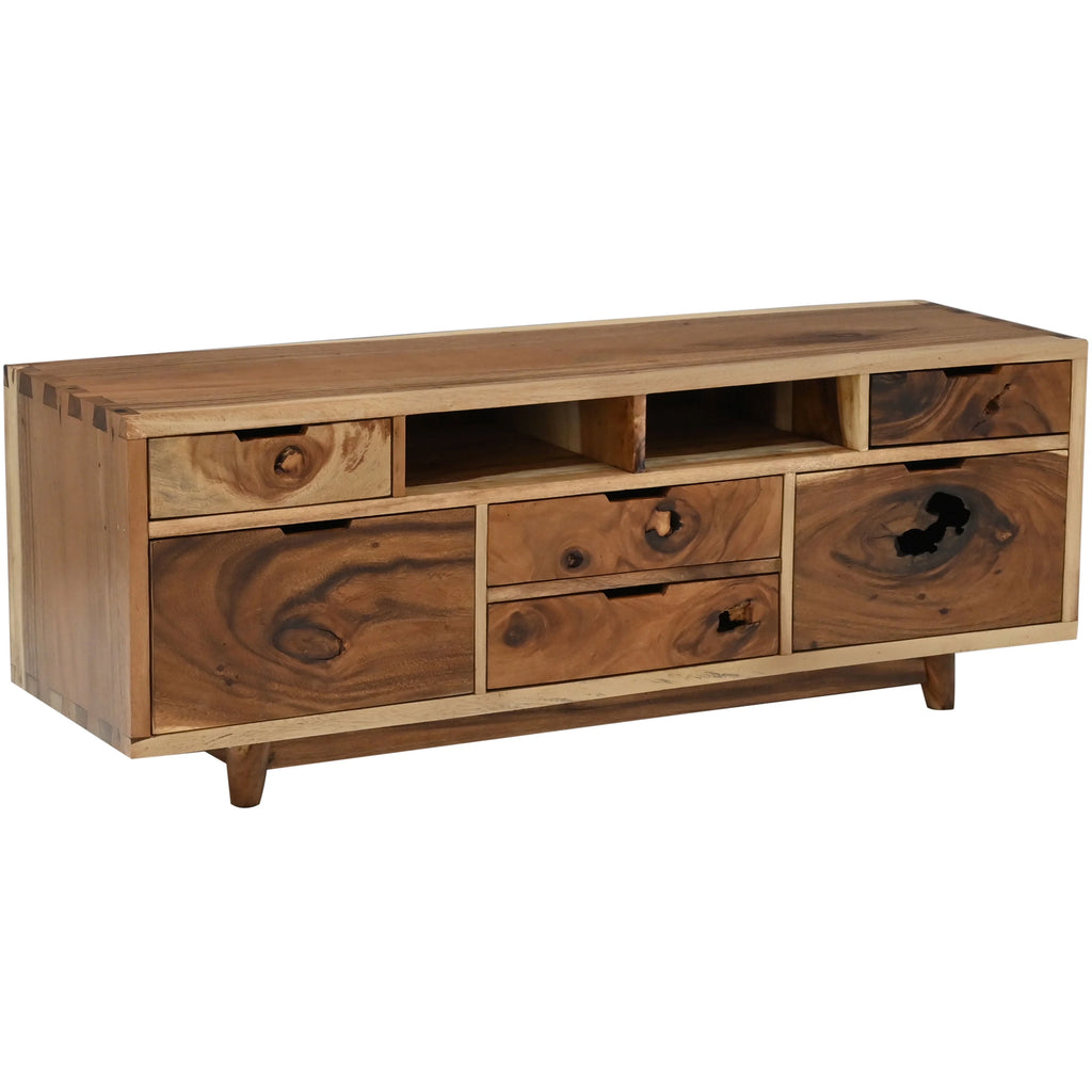 Live Edge Suar 6 Drawer Dresser B82112