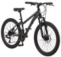 24-inch 21 Speeds Black Teal Mountain Bike D89543