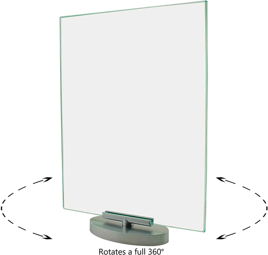 6 Pack Swivel Sign Holder 8.5" x 11" Double Sided Clear Acrylic U85771