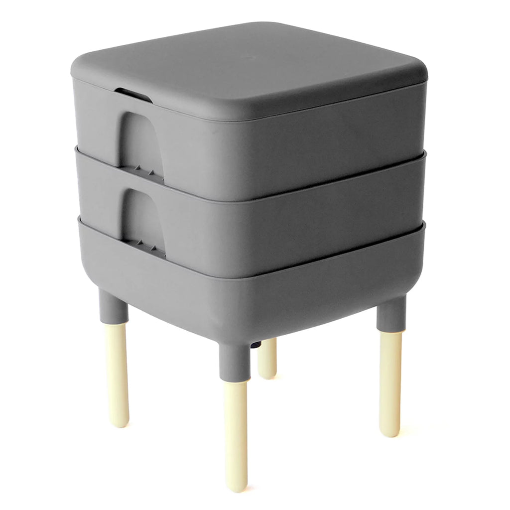 6 Gal Composting Bin System Gray Q61945