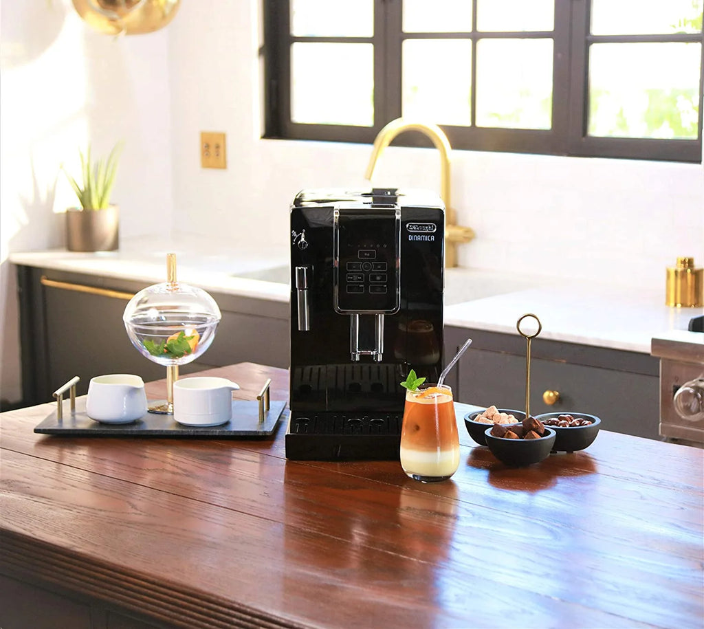 Automatic Espresso Maker with iced-coffee, black T433296