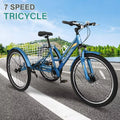 7 Speed Three Wheel Adult Tricycle Z167271